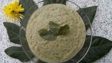 Velouté de topinambours et cresson