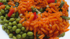 Riz rouge aux légumes