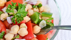 Salades de pois chiches