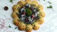 Couronne de pain à l'ail pour les Fêtes