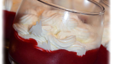 Liégeois aux deux fruits