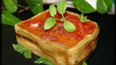 Terrine de tomates fraîches et aubergines