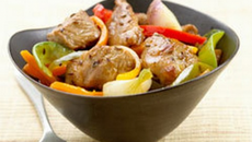 Sauté de porc et légumes de saison