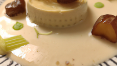 Panacotta de Beaufort et topinambours