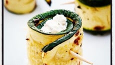 Roulé de courgette et Chavroux