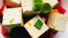 Salade de tofu aux poivrons