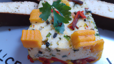 Cake de Séverine tofu Roquefort Papillon