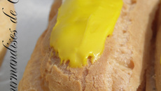Eclairs au lemon curd
