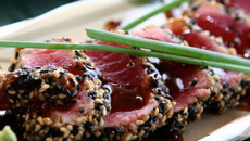 Jumeau de thon au sésame et marinade de shitaké