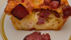 Cake façon raclette et chorizo