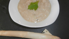 Risotto asperge roquefort Papillon