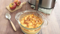 Clafoutis aux pommes au Air Fryer