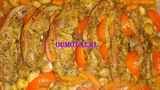 Côtes d'agneau aux légumes