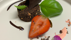 Fraise basilic et chocolat