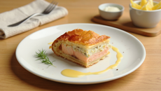 Feuilleté au saumon rapide