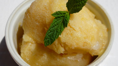 Glace aux oranges amères