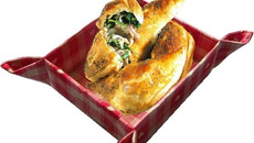 Feuilletés de champignons et épinards