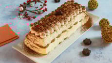 Bûche de Noël tiramisù