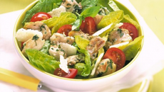 Salade romaine au lapin gourmande