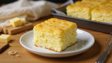 Brownie au chocolat blanc