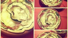 Tartelette de courgette comme une fleur