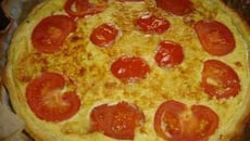 Tarte moutardée à la tomate