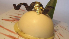 Sensation d'un tiramisu, ananas, passion, cacaotines coco et vanille