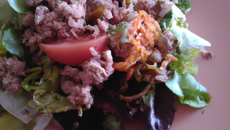 Salade composée au Tamié