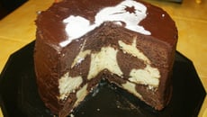 Gâteau damier au chocolat