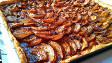 Tarte aux poires et aux marrons