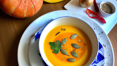 Soupe de potiron au cumin