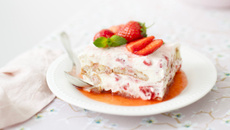 Tiramisu aux fraises