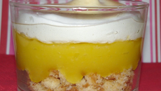 Tarte au citron meringuée...dans une verrine