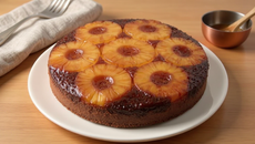 Gâteau à l'ananas caramélisé