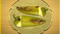 Poivrons cornes farcis aux 3 fromages