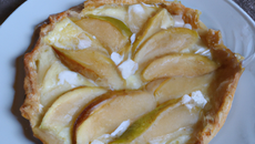 Tarte aux poires et au fromage blanc