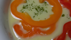 Soupe glacée aux poivrons