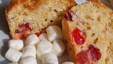 Muffins aux fruits séchés et petits marshmallows