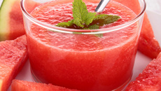 Gaspacho de pastèques et fraises