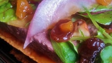 Mille-feuilles de foie gras aux 5 épices