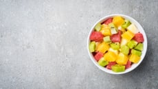 Salade de fruits au coco