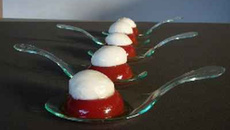 Tomates mozzarella relookées