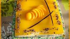 Délice pêches et mascarpone