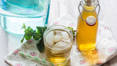 Sirop de menthe rafraîchissant