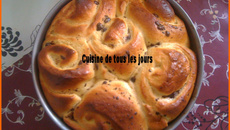 Chinois à la crème patissière et pépites de chocolat