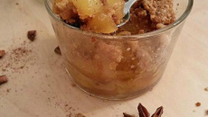 Crumble à l'ananas & aux épices