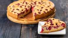 Gâteau au yaourt et aux framboises