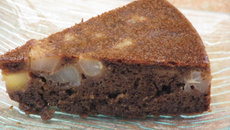 Gâteau aux poires et aux noix