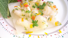 Tartare de cabillaud en coques