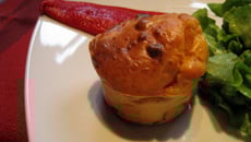 Cake au chorizo et au poivron de piquillo